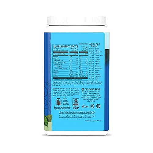 Sunwarrior Classic Plus, Warrior Blend, And Collagen Builder Unflavored Bundle, Organic Vegan Plant Protein Powder With Bcaas And Pea Protein - Dairy Free, Gluten Free, Soy Free, Non- Gmo, Plant Based #TOP2
