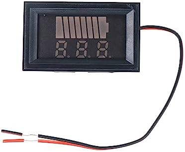 Electronic Spices Lead-Acid Digital Battery Capacity Indicator Charge Tester 12V-60V DC Voltmeter