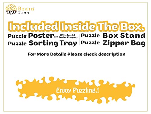 Brain Tree - Vibrant Tiles 1000 Piece Puzzle for Adults: With Droplet Technology for Anti Glare & So