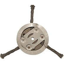 Wire Lawn Trimmer Blade - 6 Inch Mower Blade Replacement, Universal Wire Weeder Blade Mowing Tool for Most Lawns, Wire Wheel Lawn Trimmer Blade, Easy to Install Mower Blade KY-2