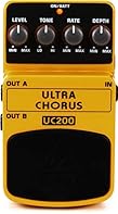 Rich Stereo Effect: Enhance your guitar’s tone with the ULTRA CHORUS UC200, delivering a thick, vibrant sound and rich stereo effects for an extraordinary musical experience Ultimate Sound Shaping: Customize your tone with dedicated Depth, Rate, and ...