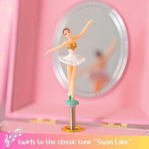 Image of Giggle & Honey Musical Ballerina Jewelry Box for Girls | Music Boxes for Little Girls | Toddler Jewelry Box for 4 Year Old Kids | Toys for Toddlers | Birthday Gifts for Kids 5, 6, 7, 8, 9 Years