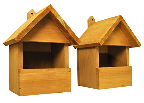 Selections Wooden Robin Birdhouse Pack of 2