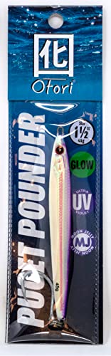 Otori Puget Pounder Jig, SL15-2, Purple/Pink Glow UV Paint, 45g/1.5oz