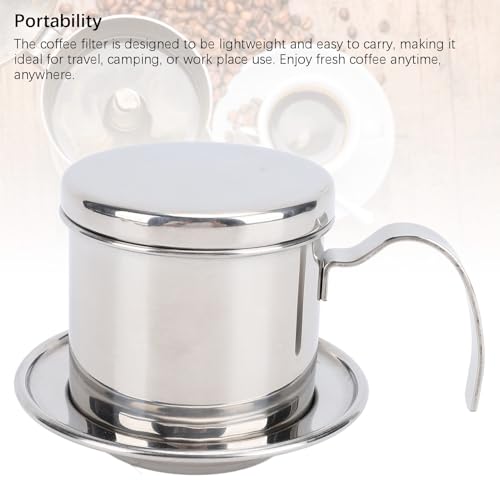 Cafetera Vietnamita Portátil con Filtro Ajustable de 200 ml miniatura 6