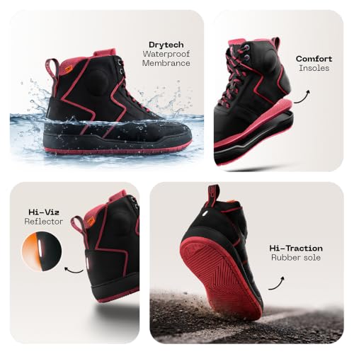 Image of CLAN SHOES - Stealth - D3O - Waterproof - CE Certified Motorcycle Riding Shoes