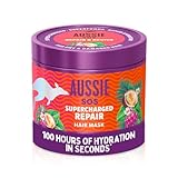 Aussie SOS Supercharged Repair Hair Mask 500ml for Dry and Damaged Hair. Helps...