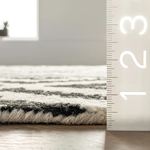 Nuloom MTVS174A-508 Kellee Hand Tufted Geometric Wool Area Rug thumb #1