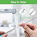 Kynup Reusable Straws, 4Pack Collapsible Portable Metal Straw Reusable Foldable Stainless Steel Drinking Travel Telescopic Straw with Case, Clean Brush, Keychain Gifts (Blue-Black- Rose Gold-Silver)