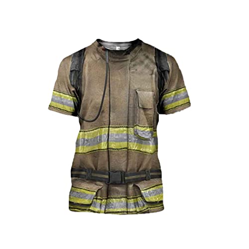 T-shirt été imprimé 3D style streetwear décontracté coupe ample