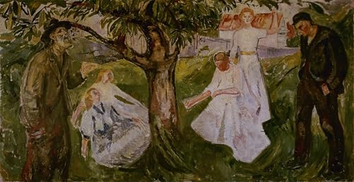 Peinture murale Edvard Munch 60x90 - Habiller un grand mur vide de salon