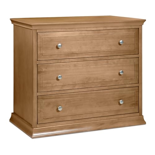 Image of DaVinci Signature 3-Drawer Dresser with 9+ inch Drawer Extension in Hazelnut