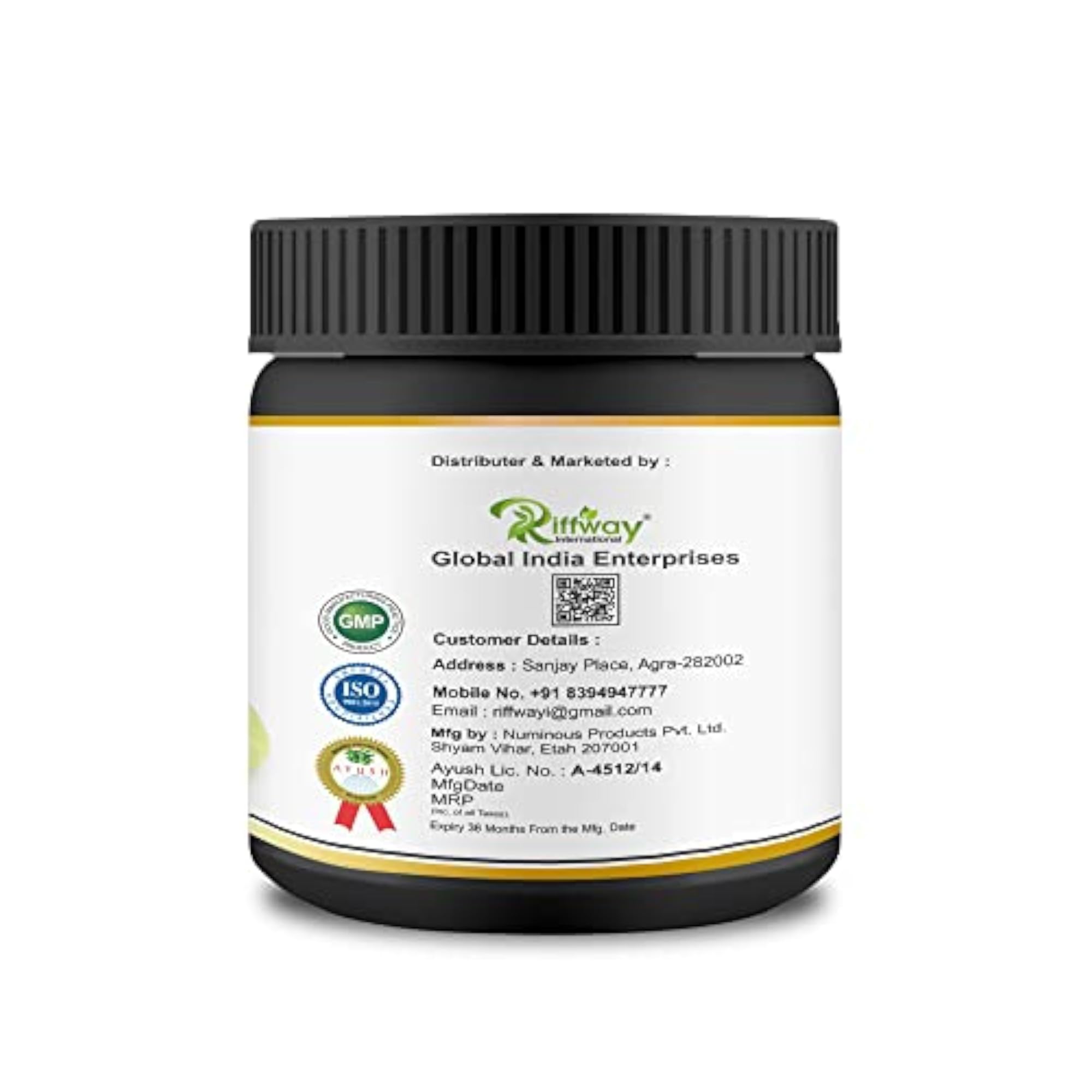 Natural Amla Powder, 100% Pure