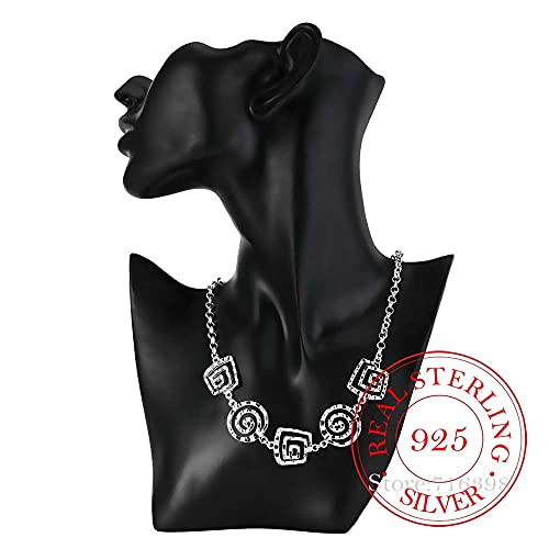 Collier pendentif chaîne à vis argent 925 cadeau idéal pour elle - 2
