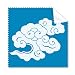 Painting Culture White Cloud Cleaning Cloth Phone Screen Glasses Cleaner 5pcs