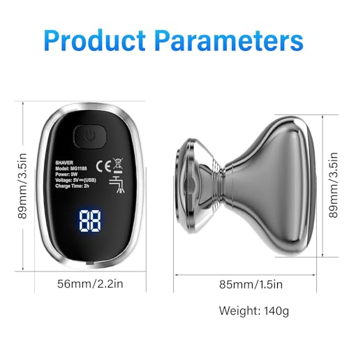 Electric-Razors-for-Women-Shaver-3-Blade-Shaver-with-Detachable-Magnetic-Head-Waterproof-and-Rechargeable-for-All-Body-Use-with-LED-Display