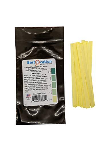 Bartovation Potato papel de prueba de glucosa de almidón (bolsa de 50 tiras de papel)
