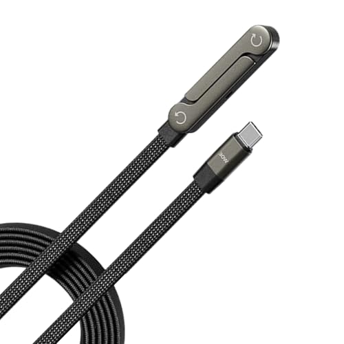 Uoqpty Cable Cargador con Soporte Invisible - 2 en 1 Accesorios Smartphone - Cable Carga Tipo C para Tableta | para Hogar Oficina Viaje Entusiastas Tecnología Escritorio Mesita Noche