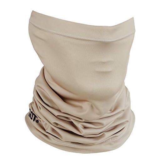 GOT Sports Cache-cou de pêche UPF 50+ – Masque de protection solaire UV pour homme et femme – Camouflage SPF, Sable du désert, taille unique