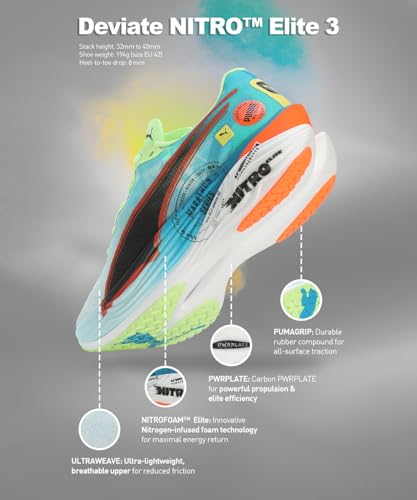 Image of Puma Mens Deviate Nitro Elite 3 Running Shoe