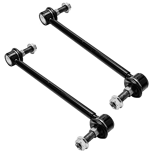 Image of Detroit Axle - Front Lower Control Arms for 2004-2010 Toyota Sienna 2005 2006 2007 2008 2009, 2 Lower Control Arms w /Ball Joints, 2 Sway Bar Links Replacement