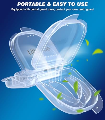Image of Anti Grinding Guard, Mouth Guard for Grinding Teeth at Night, Night Guards for Teeth Grinding, Reusable Guards for Sleeping, 4 Pack /Small Size, Transparent