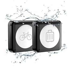 SUPMEGA AirTag-plakhouder, waterdichte AirTag-stickerhoes van aluminiumlegering, beschermende verborgen AirTag-houder…