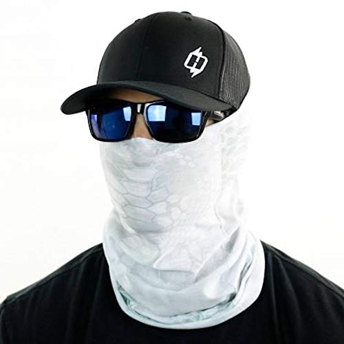 Kryptek Hoo-Rag Unisex Neck Gaiter, Beanie, Balaclava, Facemask, Face Shield, Headband - Versatile All-in-One Gear, Wraith - One size