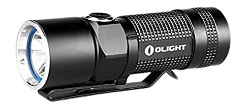 EdisonBright Olight S10 L2 Baton 400 Lumens CREE XM-L2 LED Flashlight EDC with two CR123A Lithium Batteries (S10 Upgrade)