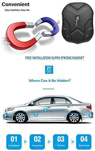 Winnes GPS Tracker voor auto, GPS-locator voor auto Real-time GPS-tracker Auto voertuig volgen 150 dagen stand-by met… - Image 6