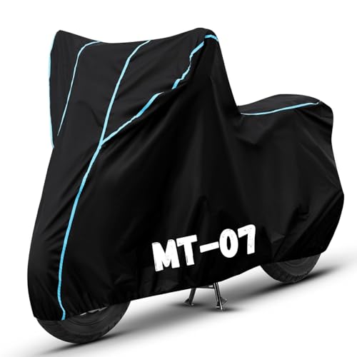 Image of Bike Cover for MT-07 100% Waterproof, Dustproof & Scratch Resistant| Fully Bottom Elastic UV Resistant Heavy Duty Body Cover | All Weather Outdoor Use