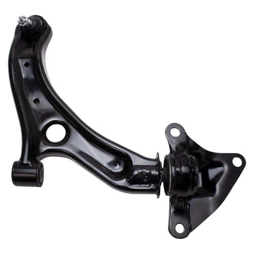 Image of Detroit Axle - 8pc Front End Kit for 2009-2014 Honda Fit, 2 Lower Control Arms with Ball Joint 2 Sway Bars 4 Inner Outer Tie Rods 2010 2011 2012 2013 Replacement Suspension Kit