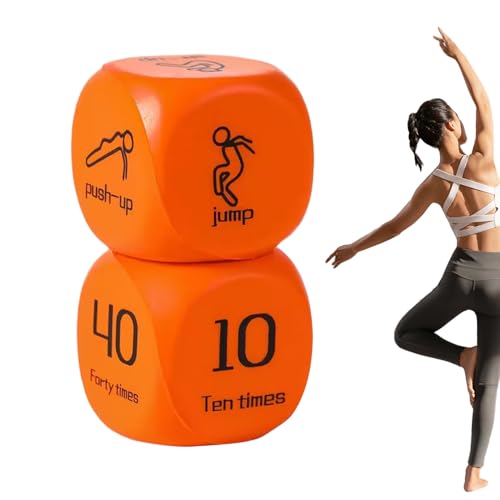 Generisch Cube de sport, accessoires de sport à 6 côtés | 2 cubes d'exercice pour adultes - Pour adolescents, adultes, famille, groupe gym