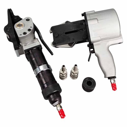 HQHAOTWU Pneumatic Steel Strapping Tools Metal Banding Machine Pneumatic Strapping Tool Set Portable Pneumatic Packaging Machine