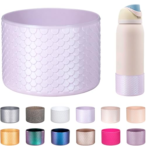 Soledea Bottiglia d'acqua in silicone per Owala da 1180 ml, con base protettiva per bottiglia Owala FreeSip Twist e Flip