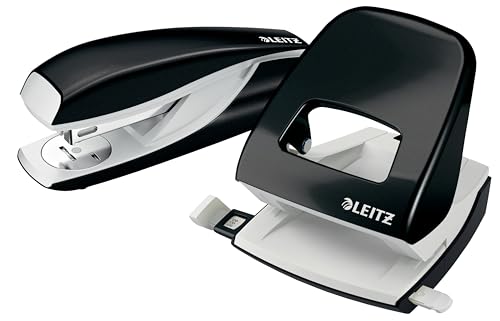 Agrafeuse et perforatrice Leitz 50951095 noir pour 30 feuilles