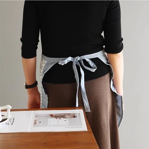 Tablier de taille bleu taille unique pour serveuse et chef