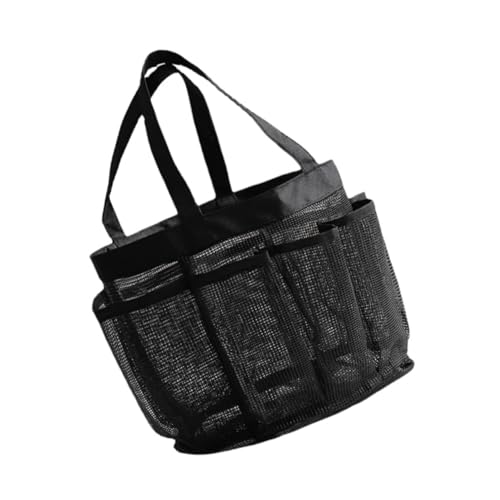 Garneck Bolsa de Malla con Compartimentos Portátil y Resistente para Playa Viaje y Almacenamiento de Artículos de Tocador Multifunción para Piscina y Camping