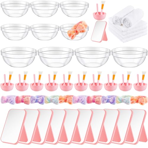 Teenyyou 10 Kit Tie Dye Spa Party Supplies for Women for Sleepover