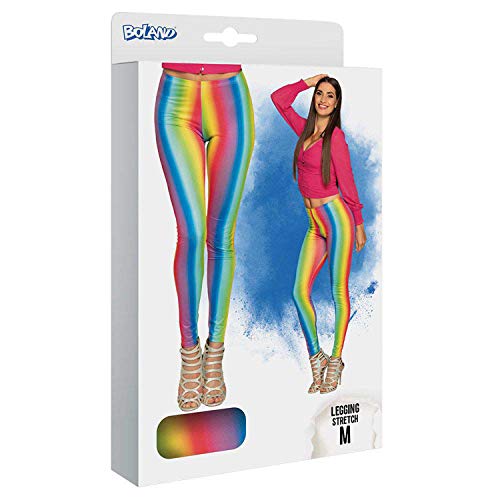 Boland - Leggings Regenbogen, für Damen, stretch, mehrfarbige Streifen,...