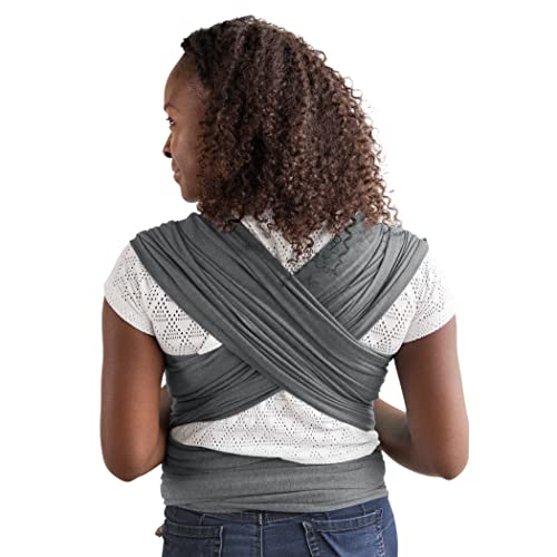 Moby Wrap Baby Carrier | Element | Baby Wrap Carrier For Newborns & Infants | #1 Baby Wrap | Baby Gift | Keeps Baby Safe & Secure | Adjustable For All Body Types | Perfect For Mom & Dad | Asphalt #TOP2