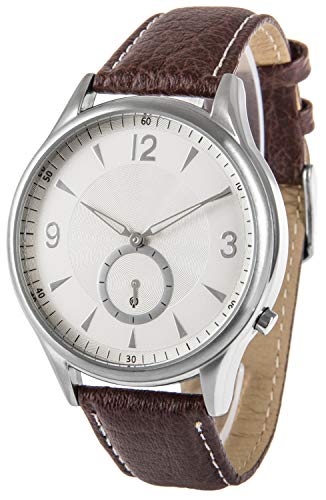 Funk-Armbanduhr, Edelstahl, mit Sekundenanzeige