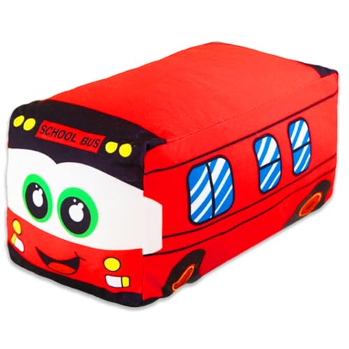 MPQDFG 25cm Cars Giocattolo di Peluche,forma di auto dei cartoni animati, Cuscino per auto cuscini macchina giocattolo imbottita,per bambini e bambine Giocare a Collezionare e Coccolare