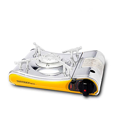 Suntouch High Powered Portable Gas Stove with Case (ST-002A Yellow)