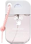 Power Mist Hand Sanitizer Spray - 1.3fl.oz Peach Scent with Keychain Antibacterial Hydrating for Travel & Daily Essential