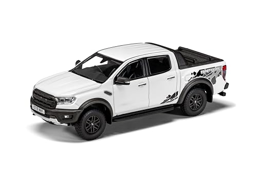 Corgi Hornby Hobbies LTD VA15203 Ford Ranger Raptor X, Vanguardias Blancas Congeladas, Color, 1:43 Scale