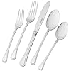 HENCKELS Astley 20-piece Flatware Set, 18/10 Stainless Steel, Silver