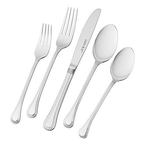 HENCKELS 65-Piece Astley Flatware Set,Silver by HENCKELS - Used condition - US$94.06