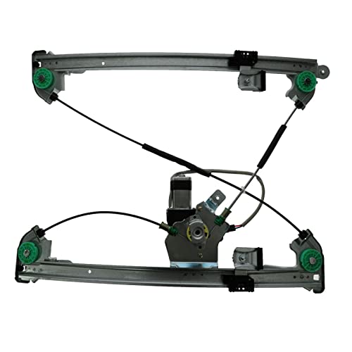 Image of TRQ Front Right Power Window Regulator & Motor Assembly Passenger Side Compatible with 2004-2008 Ford F-150 2006-2008 Lincoln Mark LT