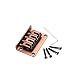 Alnicov Ukulele Bridge 4 String Vintage for cigar box Guitar Ukulele red cooper Guitar Parts Accessories